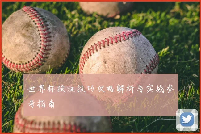 世界杯投注技巧攻略解析与实战参考指南